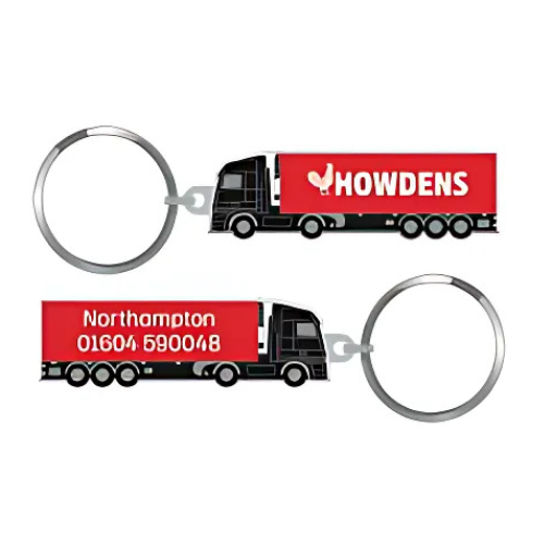 Howdens Lorry PVC Keyring